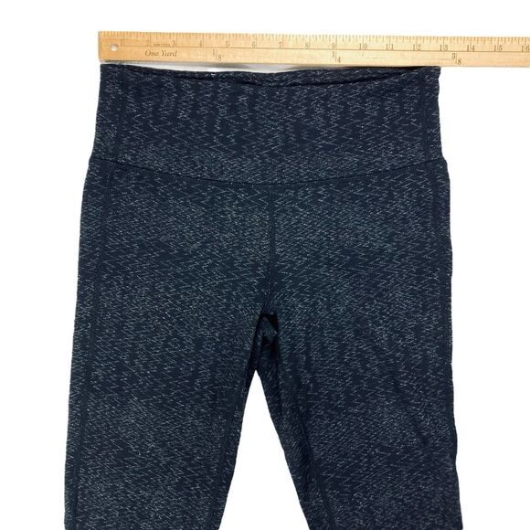 Athleta Yoga Leggings Womens S Black Heartbeat Chaturanga Athletic Stretchy Gym - Picture 8 of 14